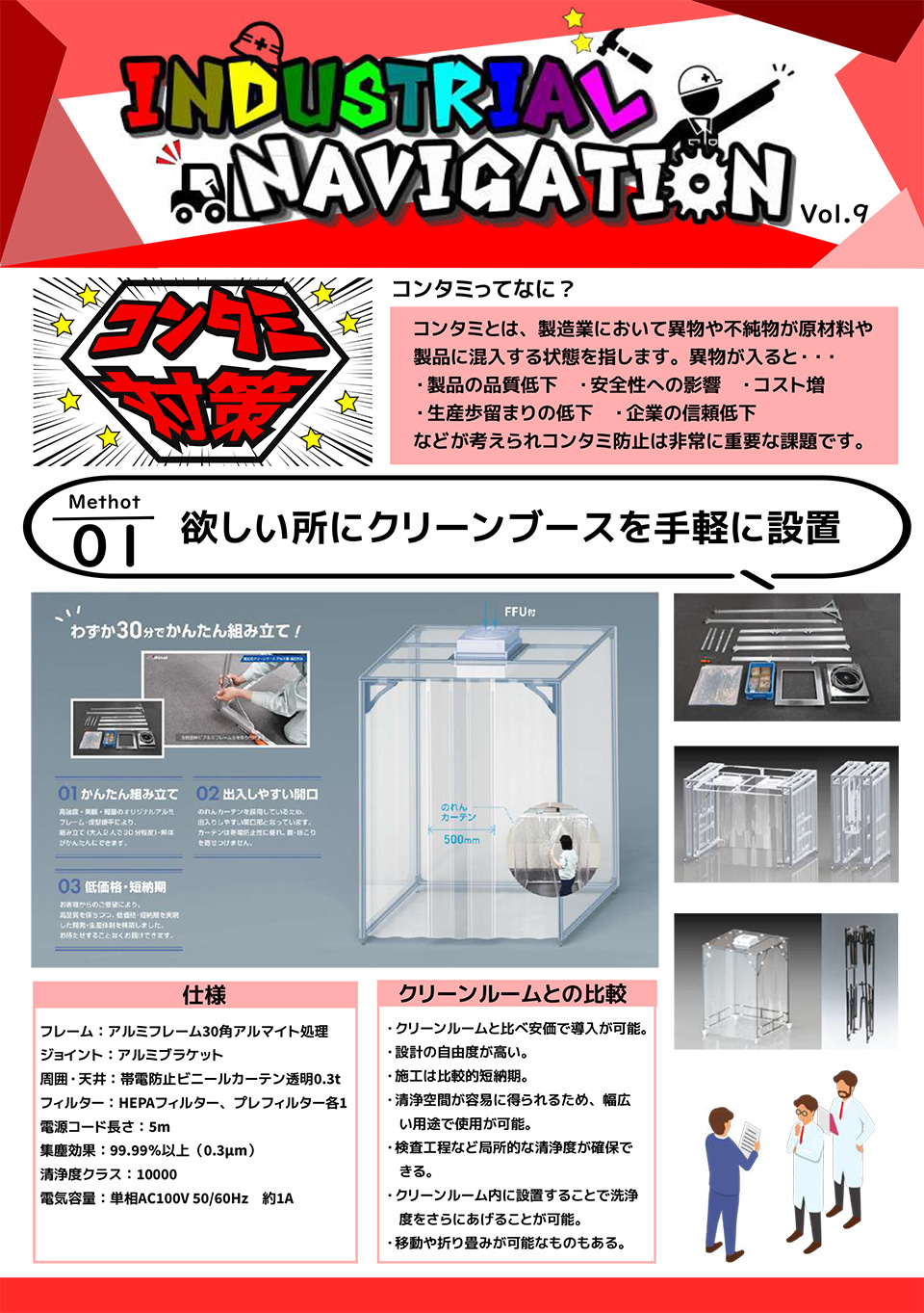 コンタミ対策